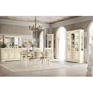 PALAZZO DUCALE ECRU Włoskie biurko Junior 118 x 78 x 61cm / 71BO04SR