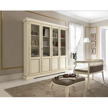 PALAZZO DUCALE ECRU Włoskie biurko Junior 118 x 78 x 61cm / 71BO04SR