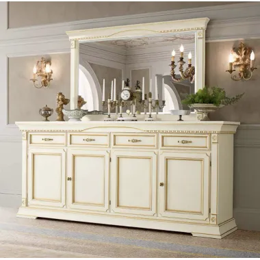 PALAZZO DUCALE ECRU Włoskie biurko 147 x 78 x 65cm / 71BO03SR