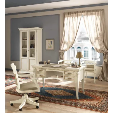 PALAZZO DUCALE ECRU Włoskie biurko 147 x 78 x 65cm / 71BO03SR