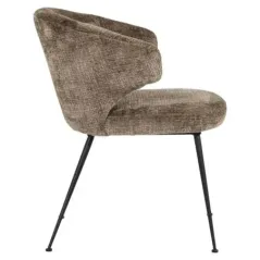 Krzesło Xandra kamienna chenille ognioodporna (Niagara 104 Stone Chenille) - Richmond