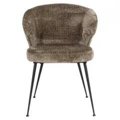 Krzesło Xandra kamienna chenille ognioodporna (Niagara 104 Stone Chenille) - Richmond