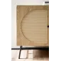 WOHNLING Komoda ratanowa BAMBOO dąb 140 x 80 x 39cm / WL6.892