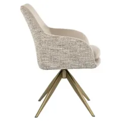 Krzesło obrotowe Lisonne be trendy nature / khaki velvet (Be Trendy 01 Nature) - Richmond