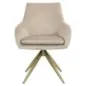 Krzesło obrotowe Lisonne be trendy nature / khaki velvet (Be Trendy 01 Nature) - Richmond