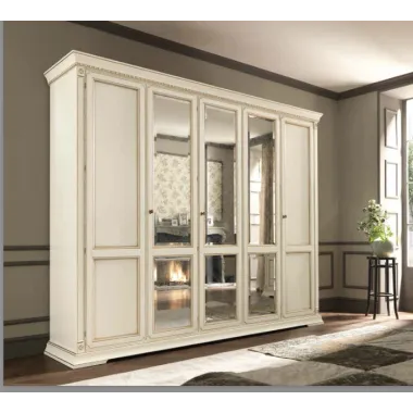 PALAZZO DUCALE ECRU Włoskie Łóżko tapicerowane wezgłowie eco skóra 140 x 200cm / 71BO13LT