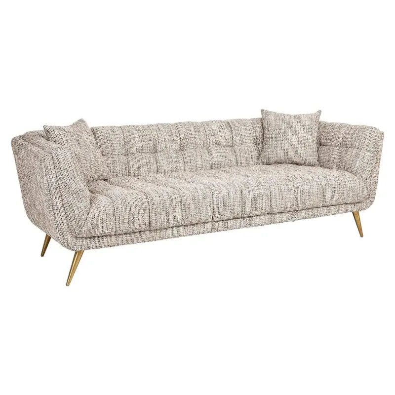 Sofa Huxley trendy nature / Szczotkowane złoto (Be Trendy 01 Nature) - Richmond