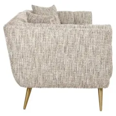 Sofa Huxley trendy nature / Szczotkowane złoto (Be Trendy 01 Nature) - Richmond