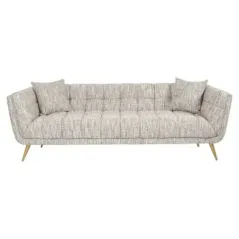 Sofa Huxley trendy nature / Szczotkowane złoto (Be Trendy 01 Nature) - Richmond