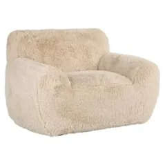 Fotel wypoczynkowy Comfy piaskowy yakety (Yakety Yak Piasek) - Richmond