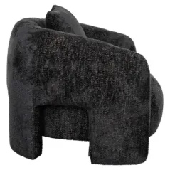 Fotel wypoczynkowy Milania piękny czarny (Be Lovely 17 Black) - Richmond