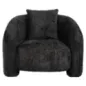 Fotel wypoczynkowy Milania piękny czarny (Be Lovely 17 Black) - Richmond