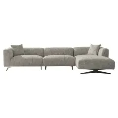 Sofa Hoxton 3-osobowa + leżanka prawostronna (Be Trendy 01 Nature) - Richmond