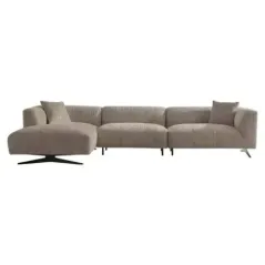 Sofa Hoxton 3-osobowa + szezlong lewy (Be Lovely 170 Beż) - Richmond