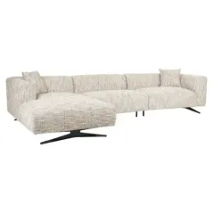 Sofa Hoxton 3-osobowa + szezlong lewy (Be Trendy 01 Nature) - Richmond