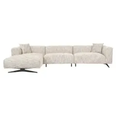 Sofa Hoxton 3-osobowa + szezlong lewy (Be Trendy 01 Nature) - Richmond