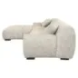 Sofa Hazel 3-osobowa + lewy szezlong modny nature (Be Trendy 01 Nature) - Richmond
