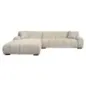 Sofa Hazel 3-osobowa + lewy szezlong modny nature (Be Trendy 01 Nature) - Richmond