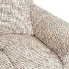 Sofa Hazel 3-osobowa + lewy szezlong modny nature (Be Trendy 01 Nature) - Richmond