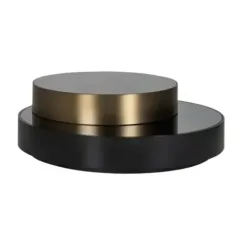 Stolik kawowy SLICE (Black/gold)