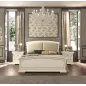 PALAZZO DUCALE ECRU Włoskie Łóżko tapicerowane wezgłowie eco skóra niski podnóżek 180 x 200cm / 71BO35LT PALAZZO DUCALE ECRU Włoskie Łóżko tapicerowane wezgłowie eco skóra niski podnóżek 180 x 200cm / 71BO35LT