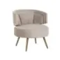 Fotel wypoczynkowy Hazel khaki aksamitny ognioodporny (FR-Quartz 903 Khaki) - Richmond