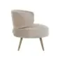 Fotel wypoczynkowy Hazel khaki aksamitny ognioodporny (FR-Quartz 903 Khaki) - Richmond
