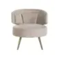 Fotel wypoczynkowy Hazel khaki aksamitny ognioodporny (FR-Quartz 903 Khaki) - Richmond