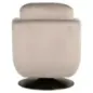 Obrotowy fotel Turner, khaki, welur, ognioodporny (FR-Quartz 903 Khaki) - Richmond
