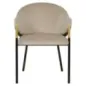 Krzesło Jocasta khaki velvet (zestaw 2) (Quartz Khaki 903) - Richmond