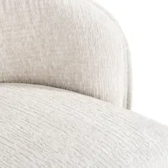 Fotel wypoczynkowy Maryse kremowy fusion (Fusion cream 02). - Richmond
