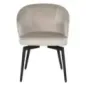Krzesło Amphara khaki welur ognioodporny (FR-Quartz 903 Khaki) - Richmond