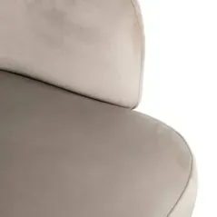 Krzesło Amphara khaki welur ognioodporny (FR-Quartz 903 Khaki) - Richmond