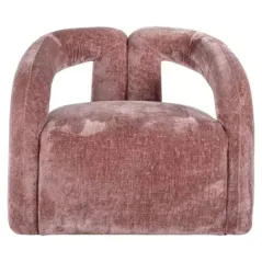 Fotel wypoczynkowy Dana różowy chenille (Bergen 705 różowy chenille) - Richmond