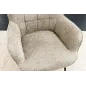 Invicta Fotel SCANDINAVIA z podłokietnikami bouclé 73cm / 44022