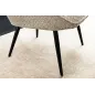 Invicta Fotel SCANDINAVIA z podłokietnikami bouclé 73cm / 44022