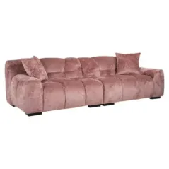 Sofa Charelle różowy chenille (Bergen 705 różowy chenille) - Richmond