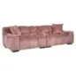 Sofa Charelle różowy chenille (Bergen 705 różowy chenille) - Richmond