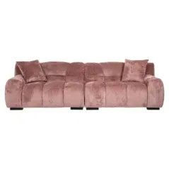Sofa Charelle różowy chenille (Bergen 705 różowy chenille) - Richmond