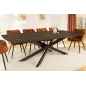 Invicta Stół do jadalni SIGNUM ciemnobrązowe drewno mango 220cm / 45837
