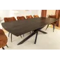 Invicta Stół do jadalni SIGNUM ciemnobrązowe drewno mango 220cm / 45837