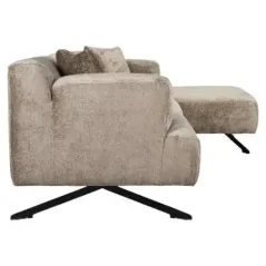 Sofa Donovan 3-osobowa + leżanka prawa (Bergen 104 taupe chenille) - Richmond