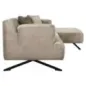 Sofa Donovan 3-osobowa + leżanka prawa (Bergen 104 taupe chenille) - Richmond