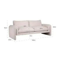 Sofa Sandro lovely kremowy (Be Lovely 11 Cream) - Richmond