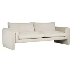 Sofa Sandro biały chenille (Bergen 900 biały chenille) - Richmond