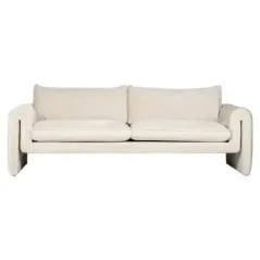 Sofa Sandro biały chenille (Bergen 900 biały chenille) - Richmond