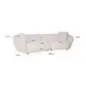 Sofa Armand uroczy kremowy (Be Lovely 11 Kremowy). - Richmond