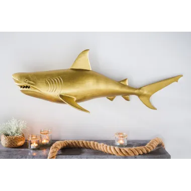 Invicta Dekoracja ścienna HAI LEWA STRONA 105cm złota / 43045