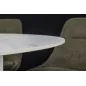 Invicta Stół UNIQUE okrągły ceramiczny biały marmurowy blat 120cm / 46383