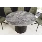 Invicta Stół UNIQUE okrągły ceramiczny szary marmurowy blat 120cm / 46382 Invicta Stół UNIQUE okrągły ceramiczny szary marmurowy blat 120cm / 46382